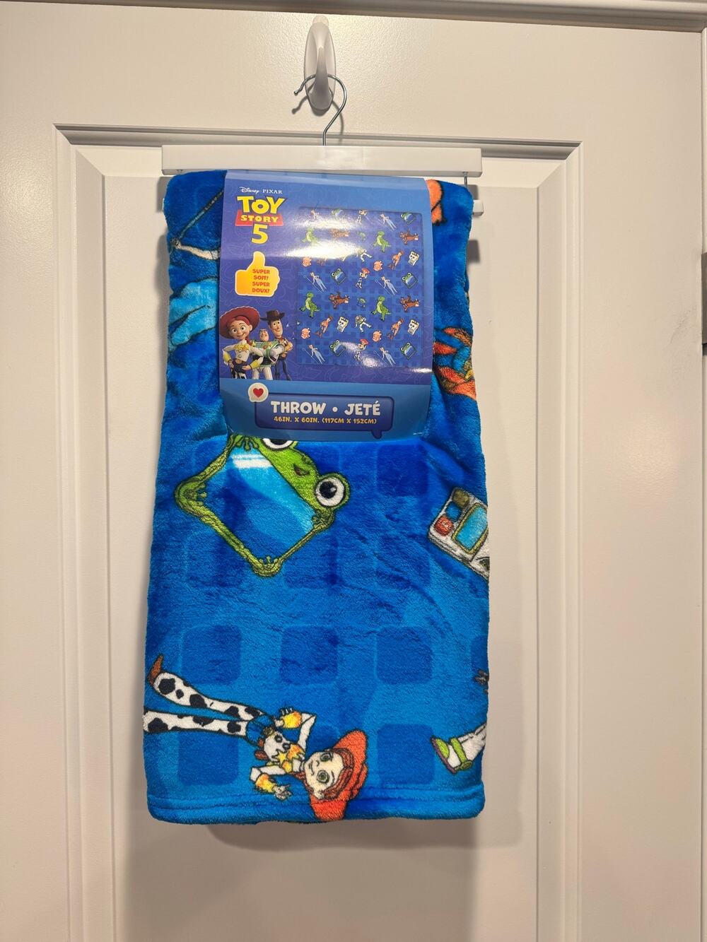 Toy Story 5 plush blanket